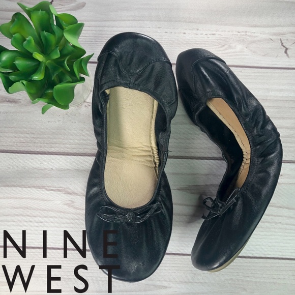 Nine West Luvmyflats Black Size 10 - Picture 1 of 7
